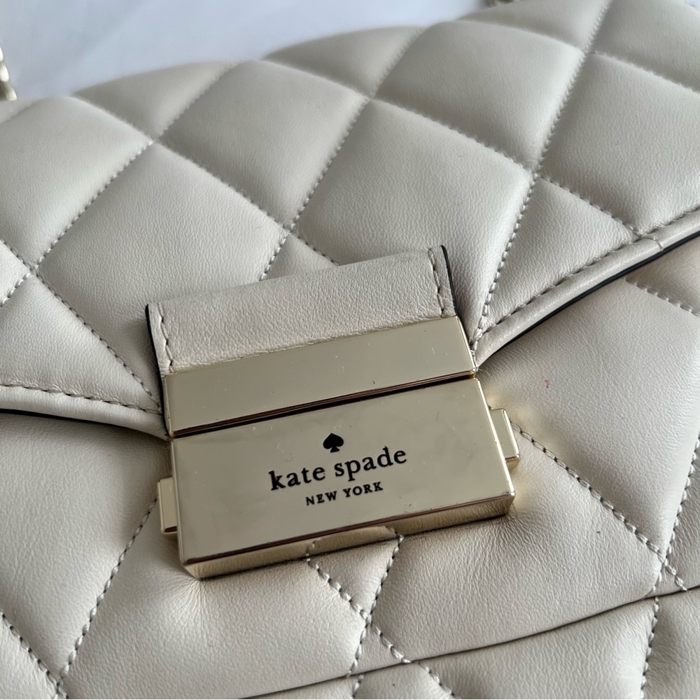 Kate Spade Carey Crossbody in Parchment NWOT